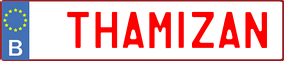 Truck License Plate